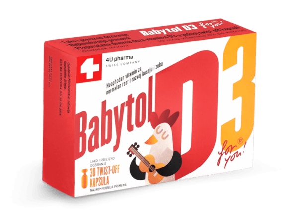 BABYTOL D3 TWIST-OFF 30 KAPSULA 4UP