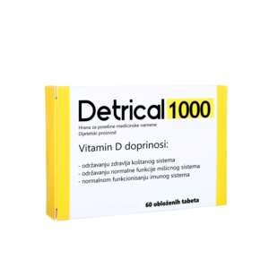 DETRICAL 1000 IJ D3 60 TABLETA